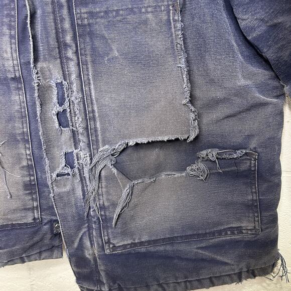 Vintage Carhartt Quilted Artic Jacket “Midnight Navy” C26 MDT - Picture 6 of 10